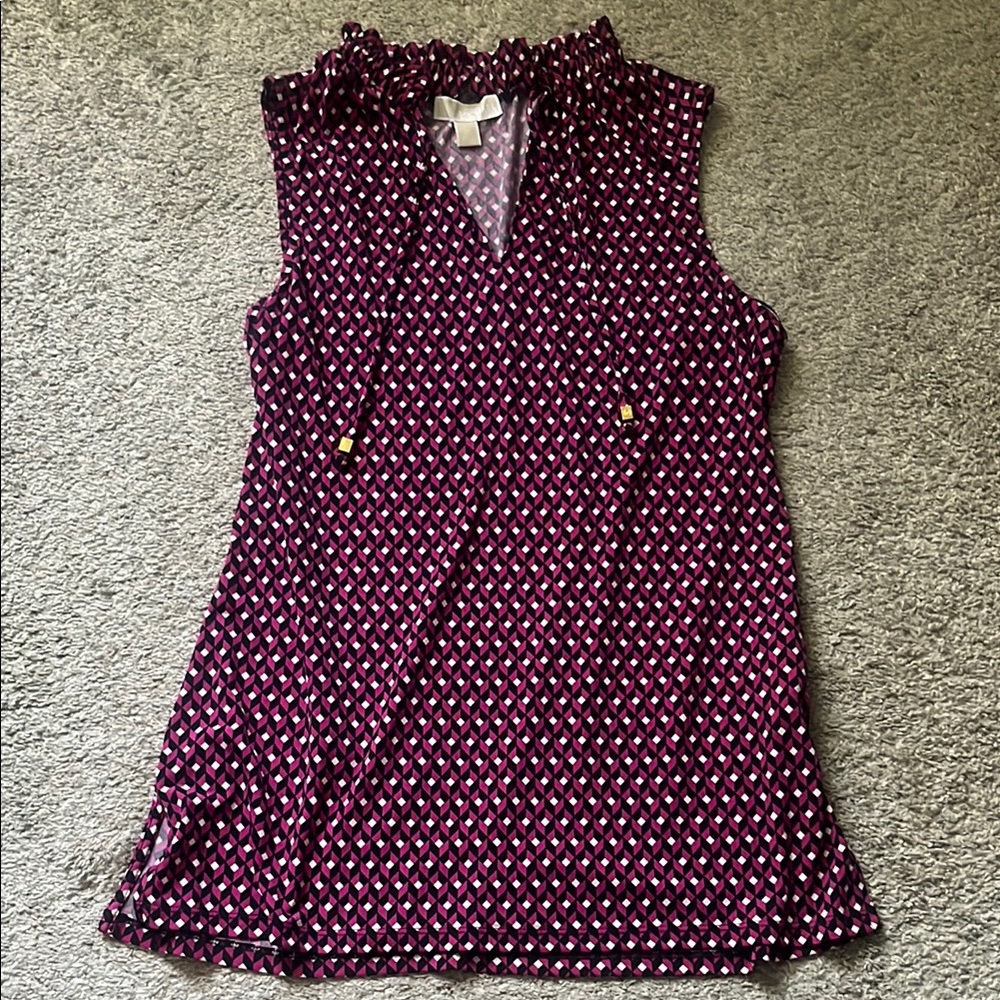 MICHAEL Michael Kors Magenta Patterned Blouse